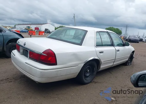2002 Mercury Grand Marquis Gs from USA, damaged, VIN 2MEFM74W22X658668